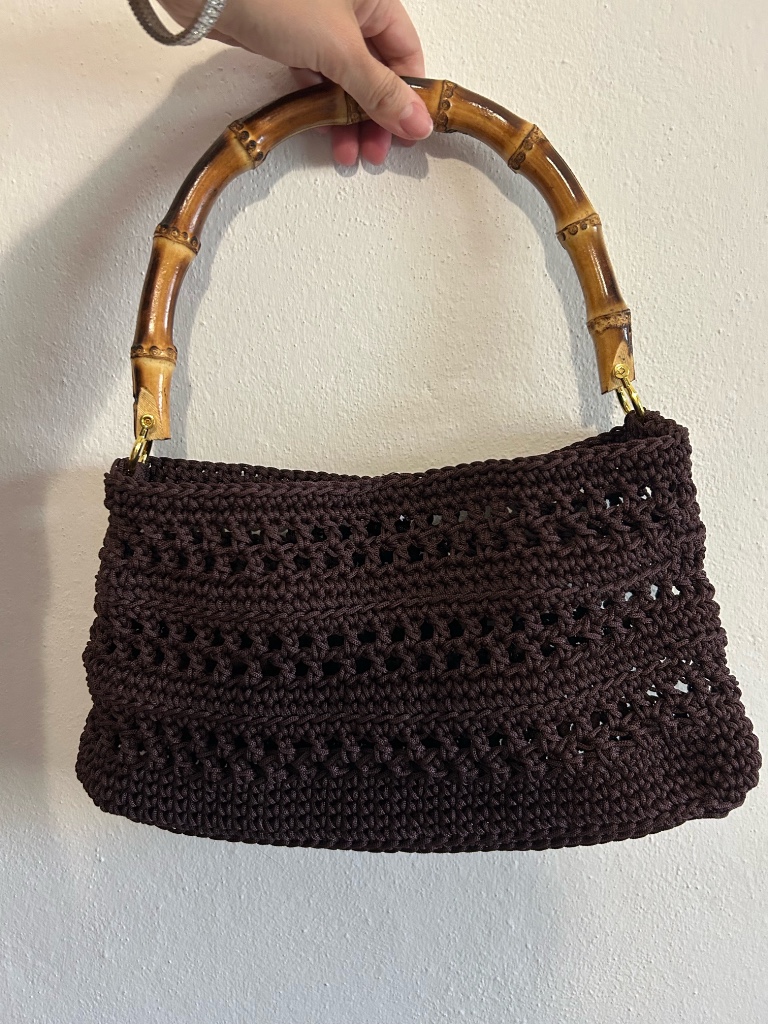 Borsetta in cordino crochet 